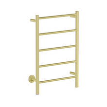 Load image into Gallery viewer, Bathroom Butler Natural 5 Bar Straight PTS Heated Towel Rail 500mm
