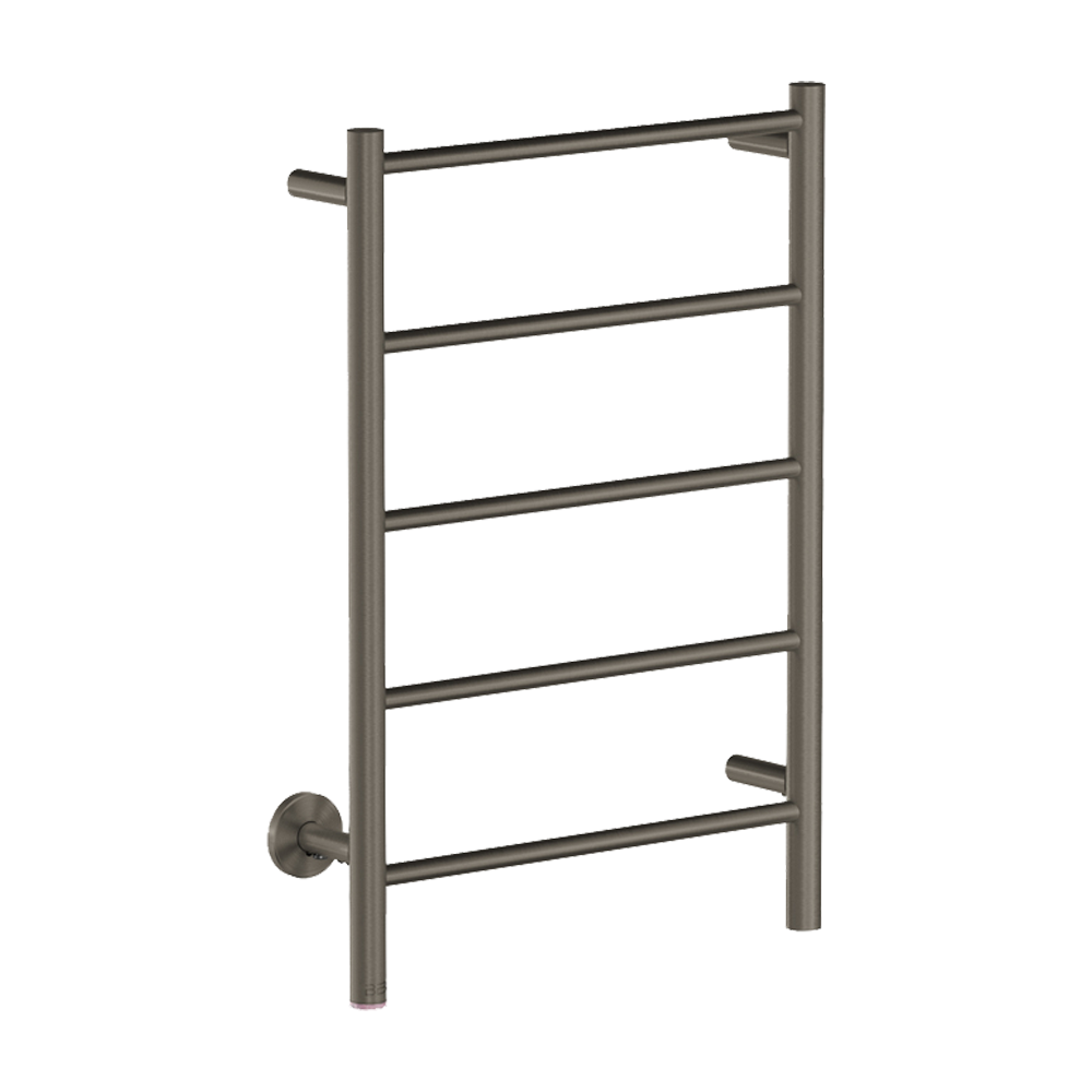 Bathroom Butler Natural 5 Bar Straight PTS Heated Towel Rail 500mm