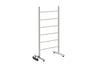 Bathroom Butler Natural 6 Bar Straight PTS Heated Towel Rail 500mm - Polished Stainless Steel