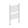 Bathroom Butler Natural 9 Bar Floor Mounted PTS Heated Towel Rail  650mm