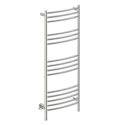 Bathroom Butler Natural 15 Bar Curved PTS Heated Towel Rail 500mm