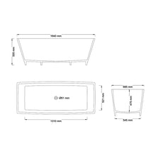 Load image into Gallery viewer, Crystallite Free-Standing Nexus XL Bath
