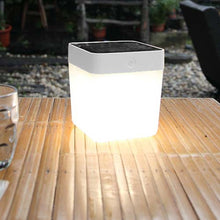 Load image into Gallery viewer, Lutec Table Cube LED Solar Light 1W
