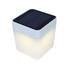 Load image into Gallery viewer, Lutec Table Cube LED Solar Light 1W
