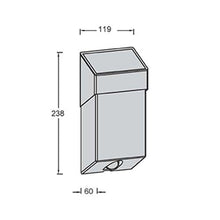 Load image into Gallery viewer, Lutec Solstel LED Solar Wall Light 1.3W
