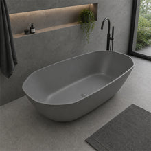 Load image into Gallery viewer, Two Tone Stone Octavo Freestanding Bath
