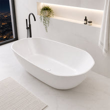 Load image into Gallery viewer, Two Tone Stone Octavo Freestanding Bath
