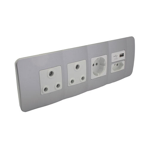 VETi 1 Omni Cluster 5 Module Combo Cluster Socket - White Modules