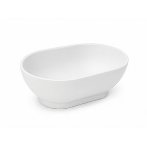 Two Tone Stone Ovale Countertop Vanity Basin