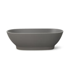 Load image into Gallery viewer, Two Tone Stone Ovale Freestanding Bath
