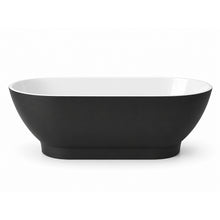 Load image into Gallery viewer, Two Tone Stone Ovale Freestanding Bath
