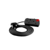 Crabtree Domestic Extension Cord Black 2 RSA 16A - 3m