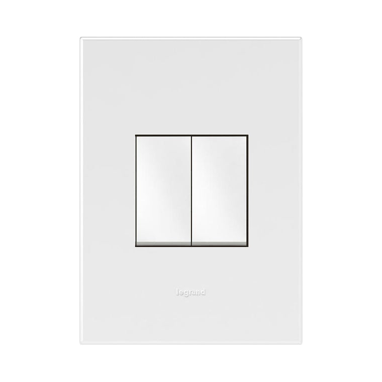 Legrand Arteor 2 Lever 1-Way Light Switch 4x2