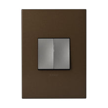 Load image into Gallery viewer, Legrand Arteor 2 Lever Switch with Dimmer 4 x 2
