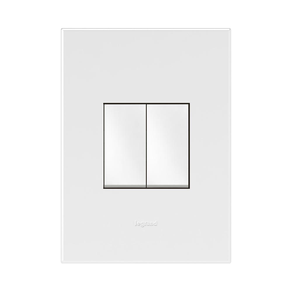 Legrand Arteor 2 Lever Switch with Dimmer 4 x 2