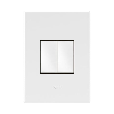 Legrand Arteor 2 Lever Switch with Dimmer 4 x 2