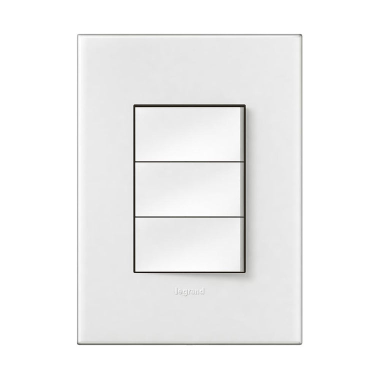 Legrand Arteor 3 Lever 1-Way Light Switch 4x2