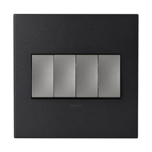 Load image into Gallery viewer, Legrand Arteor 4 Lever 1-Way Light Switch 4 x 4
