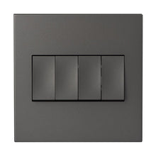 Load image into Gallery viewer, Legrand Arteor 4 Lever 1-Way Light Switch 4 x 4
