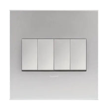 Load image into Gallery viewer, Legrand Arteor 4 Lever 1-Way Light Switch 4 x 4
