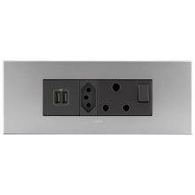 Load image into Gallery viewer, Legrand Arteor 6 Module Power Cluster with USB
