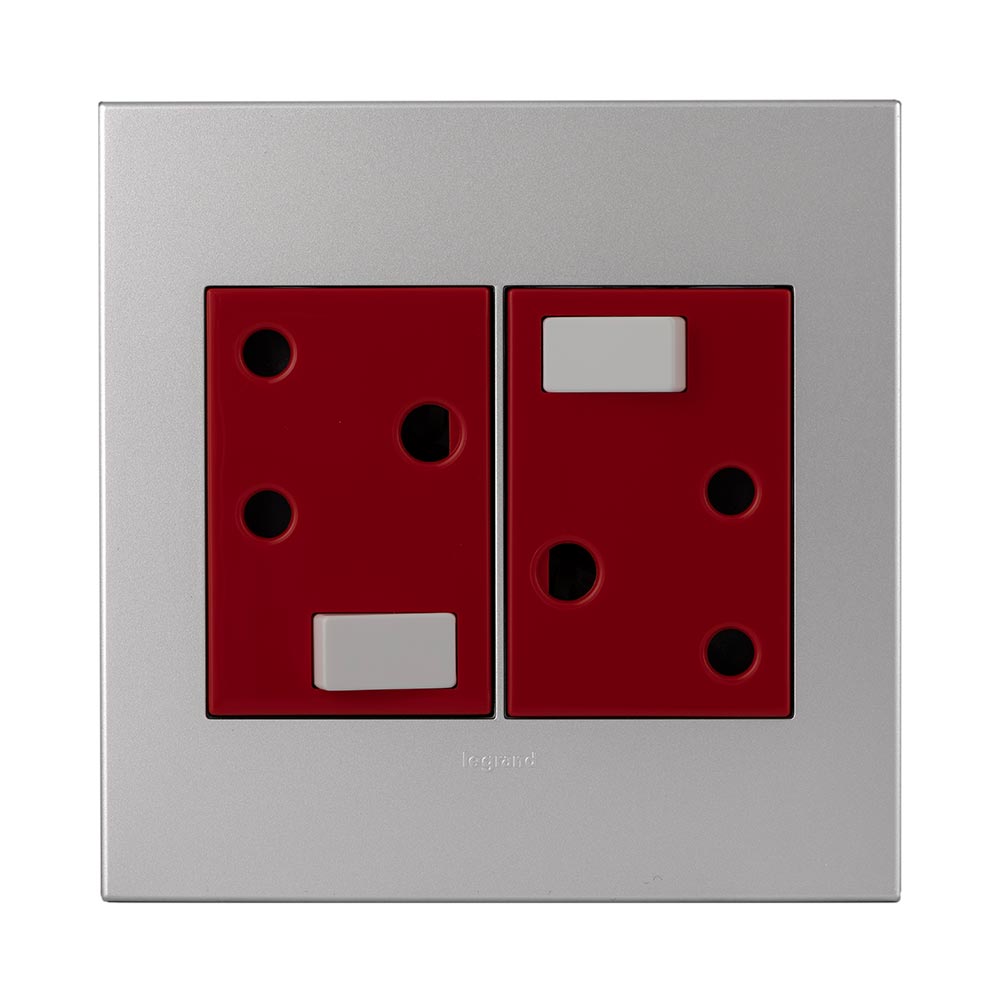 Legrand Arteor Double Dedicated RSA Socket 4 x 4 (PDDED44WH