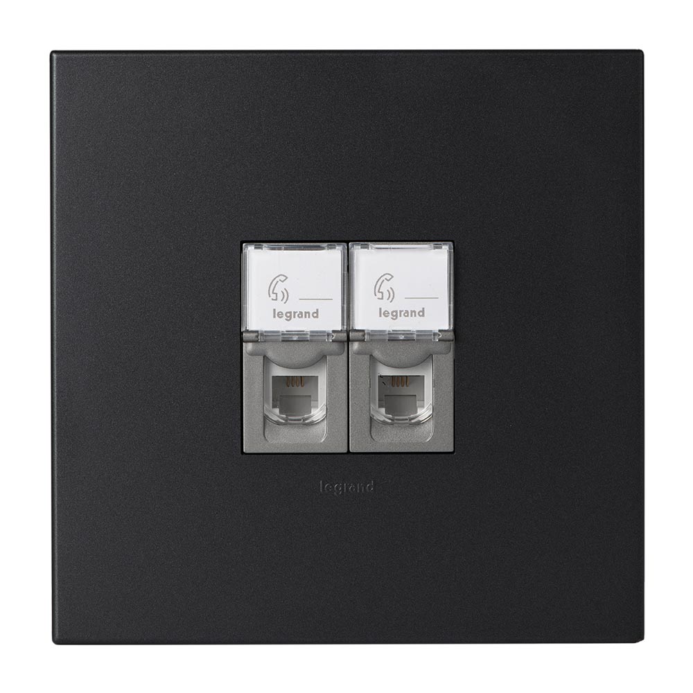 Legrand Arteor Double Telephone Socket 4 x 4