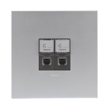 Load image into Gallery viewer, Legrand Arteor Double Telephone Socket 4 x 4
