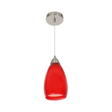Load image into Gallery viewer, Satin Chrome Pendant with Double Glass
