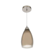 Load image into Gallery viewer, Satin Chrome Pendant with Double Glass
