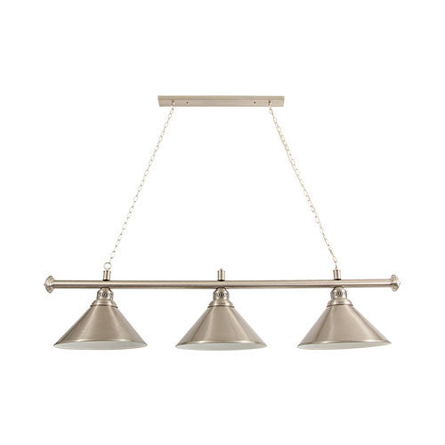 Bright Star Satin Chrome 3 Light Pendant
