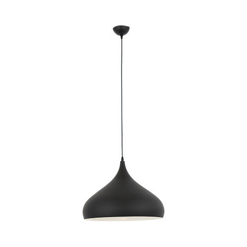 Bright Star Matt Black Aluminium 1 Light Pendant