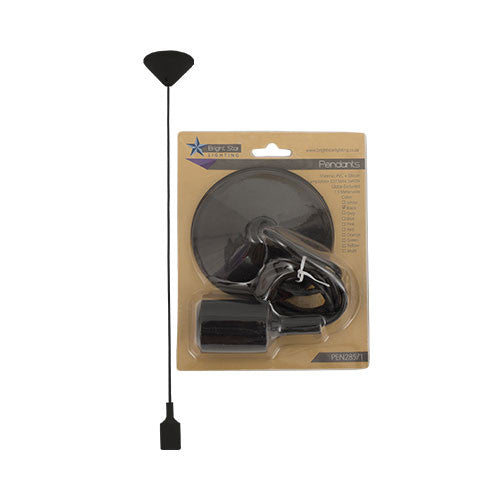 Bright Star PVC & Silicon 1 Light Pendant Blister Packs