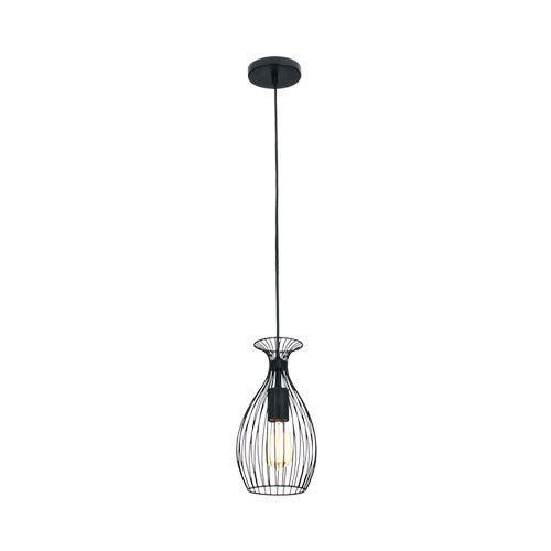 Bright Star Ribbed Metal Pendant