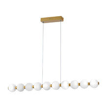 Load image into Gallery viewer, Bright Star Linear Bubbles Pendant
