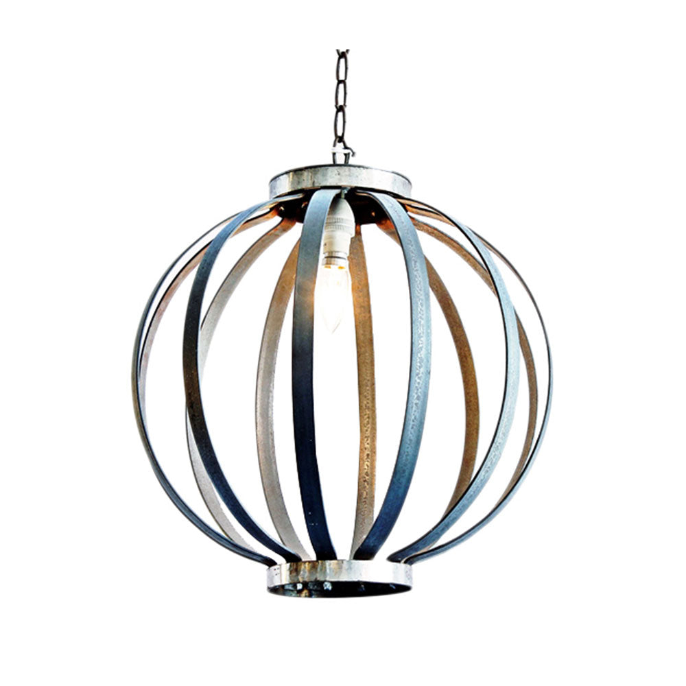 Wire World Flat Barred Globe Bartley Pendant
