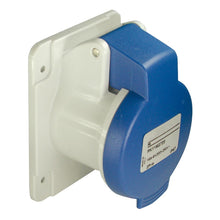 Load image into Gallery viewer, Schneider Pratika 3 Pin Industrial Panel Mounted Straight Socket Splashproof
