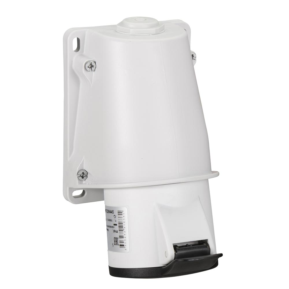 Schneider Pratika 5 Pin Industrial Wall Mounted Socket Splashproof