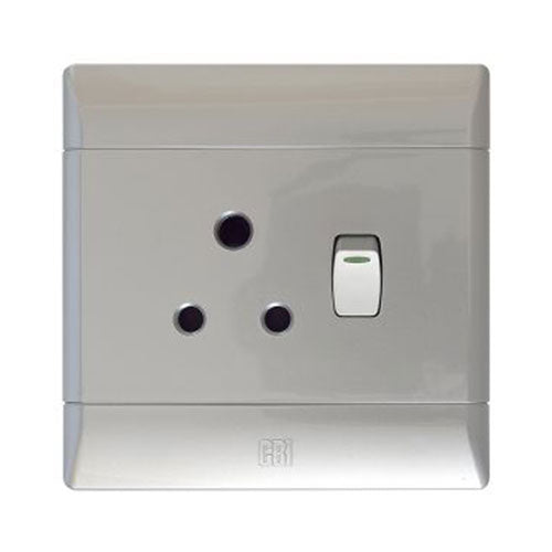 CBi PVC Single Switched Socket 4 x 4