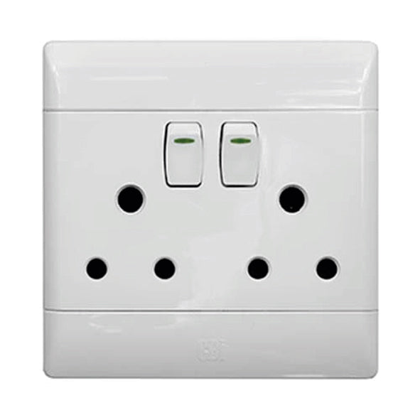 CBi Double Switched Socket 4 x 4