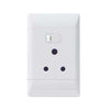 CBi PVC Unswitched Socket 4x2 - White