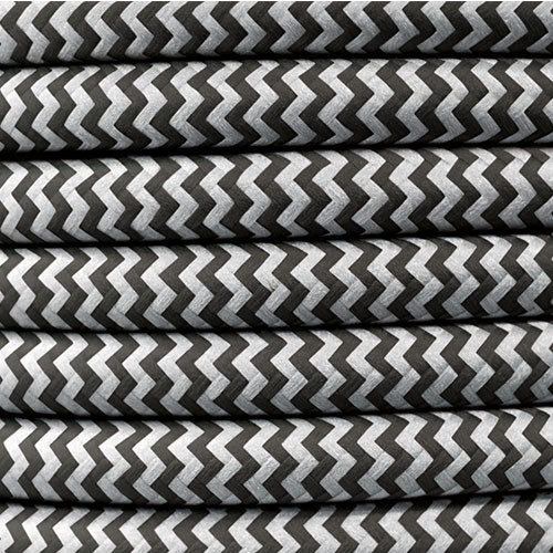 Spazio Canvas Cable 0.75mm² x 20m - Black & White