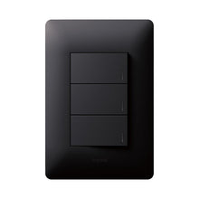 Load image into Gallery viewer, Legrand Ysalis 3 Lever Switch with Dimmer 4 x 2
