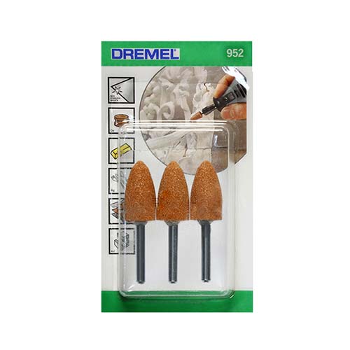 Dremel Aluminium Oxide Grinding Stone 952 9.5mm
