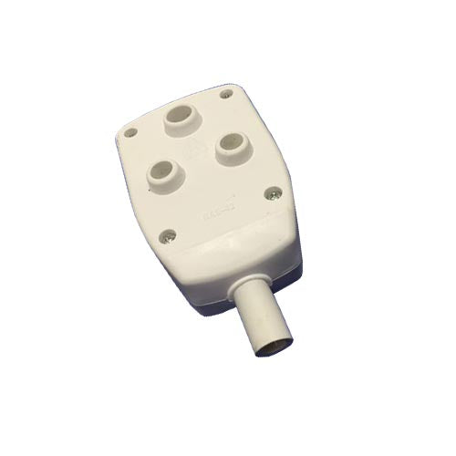 PVC Double Coupler White