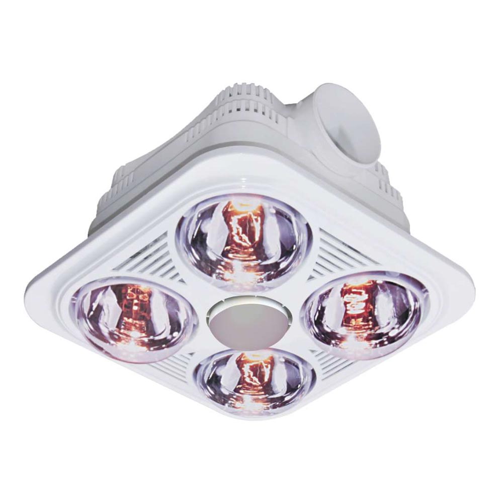 Waco 4 Light Ceiling Mount Bathroom Heater