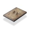 Lumen8 Q-BIC 2 Lever 2 Way Brass Toggle Switches 2 x 4 - Aged Brass