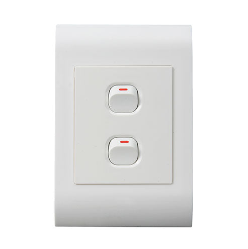 Lesco Pipelli 2 Lever with 2-Way Light Switch 4 x 2