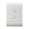 Lesco Pipelli 2 Lever 2 Way Light Switch 2 x 4