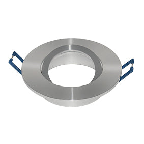 PioLED S6616 Tiltable Round Aluminium Downlight - Silver